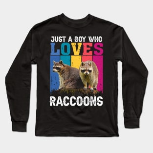 Playful Panache Raccoon Graphic Top Long Sleeve T-Shirt